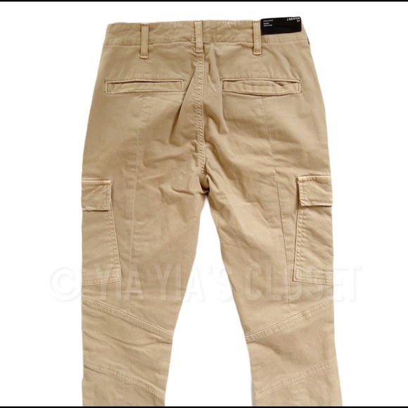 J Brand Women's SZ 24 Houlihan Cargo Midrise Skinny Stretch Ankle Jeans Sandsky - Picture 7 of 15